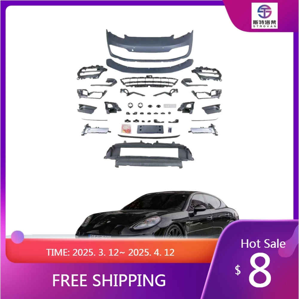 

High-quality goodsFor Suitable Porsches 10-16 Panameras 970 Old and New 23 GTSSD Front Bumper Assembly