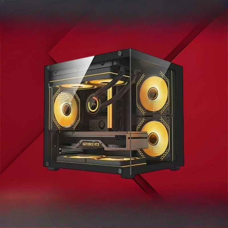 2026 new hair unique game e-sports 5060Ti clip Ai live office assembly desktop computer host full set
