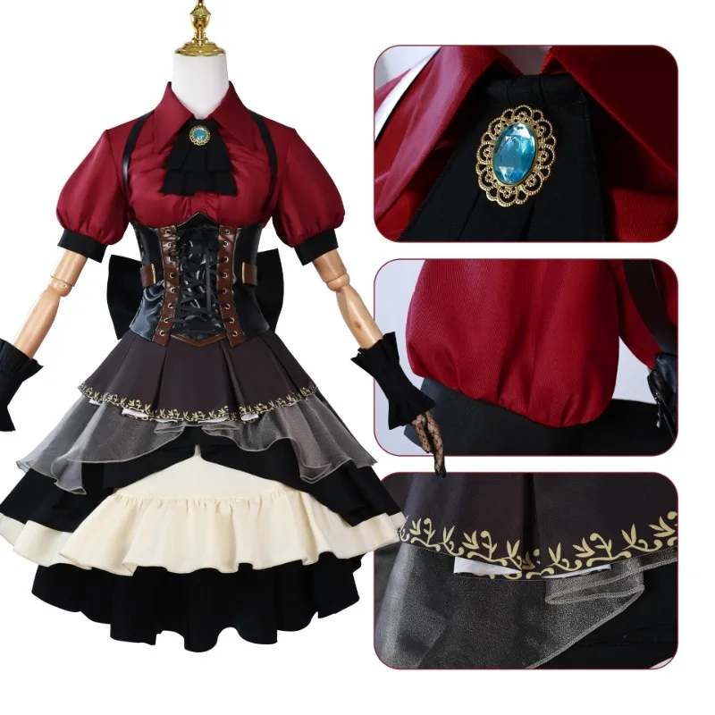 Anime BanG Dream Togawa Sakiko Cosplay Costume  Ave Mujica Oblivionis Gothic Princess Skirts Party Carnival Dress Up Full Set