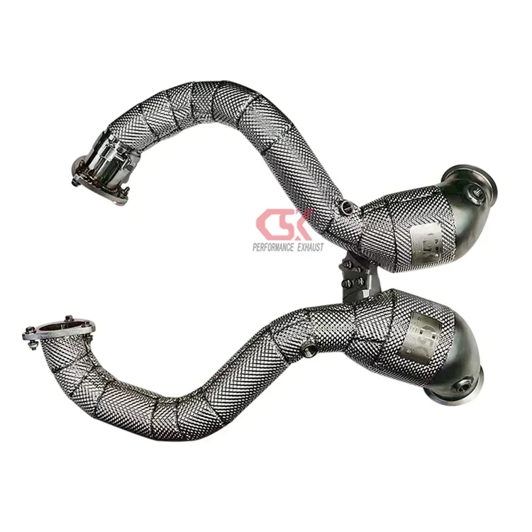 2024 Top Selling Vantage 4.0T V8 CSK downpipe end exhaust For Aston Martin