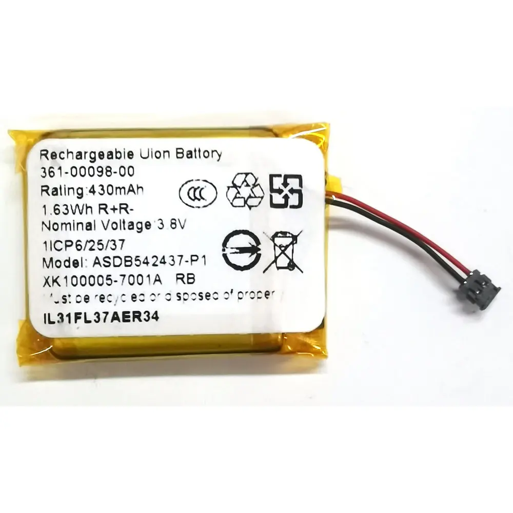 New Li Polymer Replacement 361-00098-00 Watch Battery For Garmin Fenix 5X 1ICP6/25/37