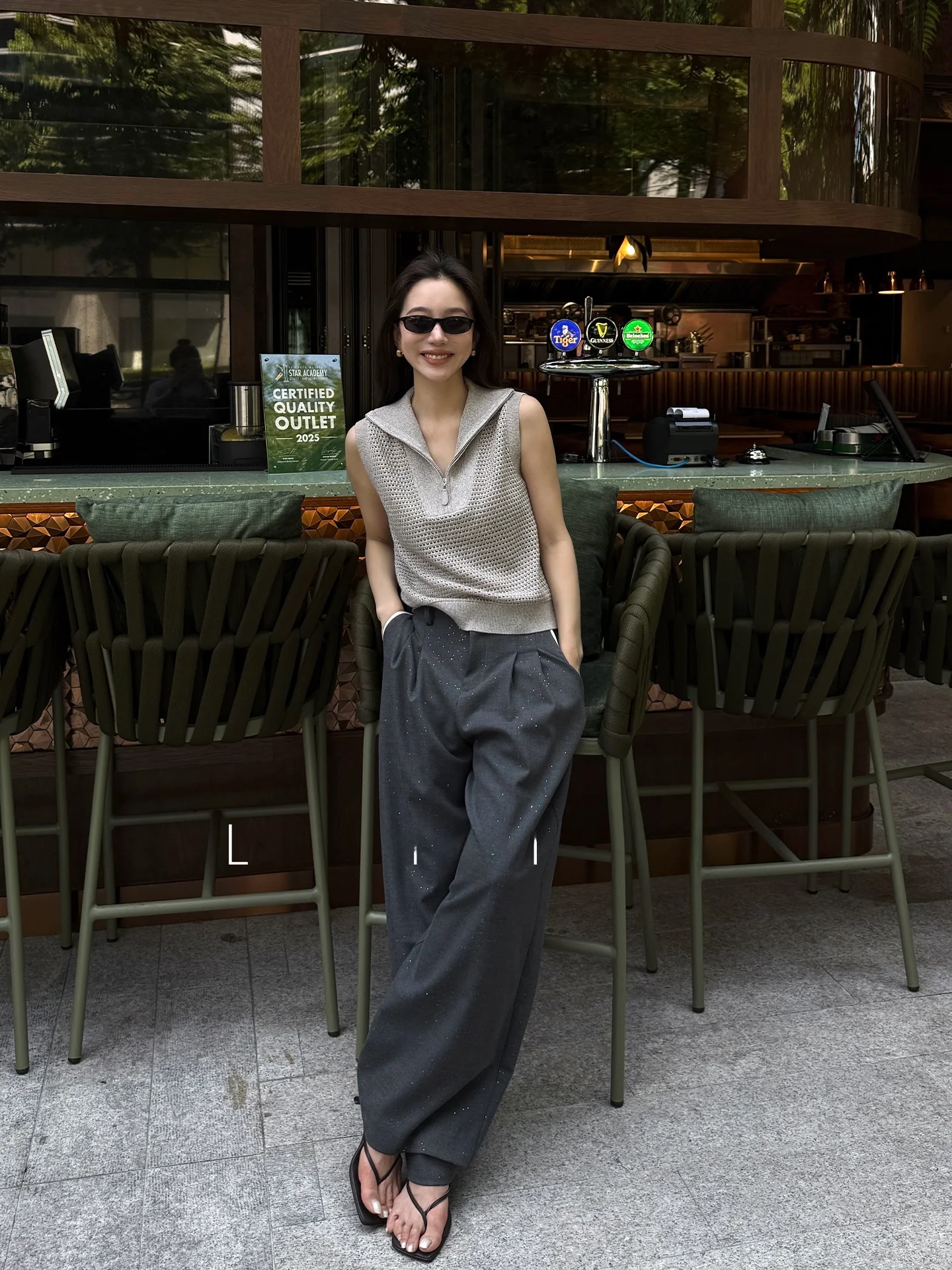 

Женские повседневные брюки Li Hui Er в американском уличном стиле, весенние, корейские, свободные, широкие, прямые, в стиле кэжуал