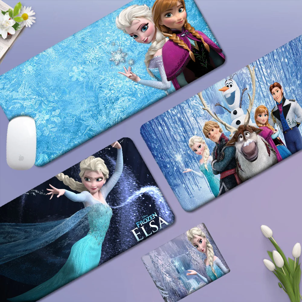 

Disney Frozen Mousepad Large XXL Desktop Desk Mat Kawaii Gaming Accessories Students Writing Pad Desktop Mat