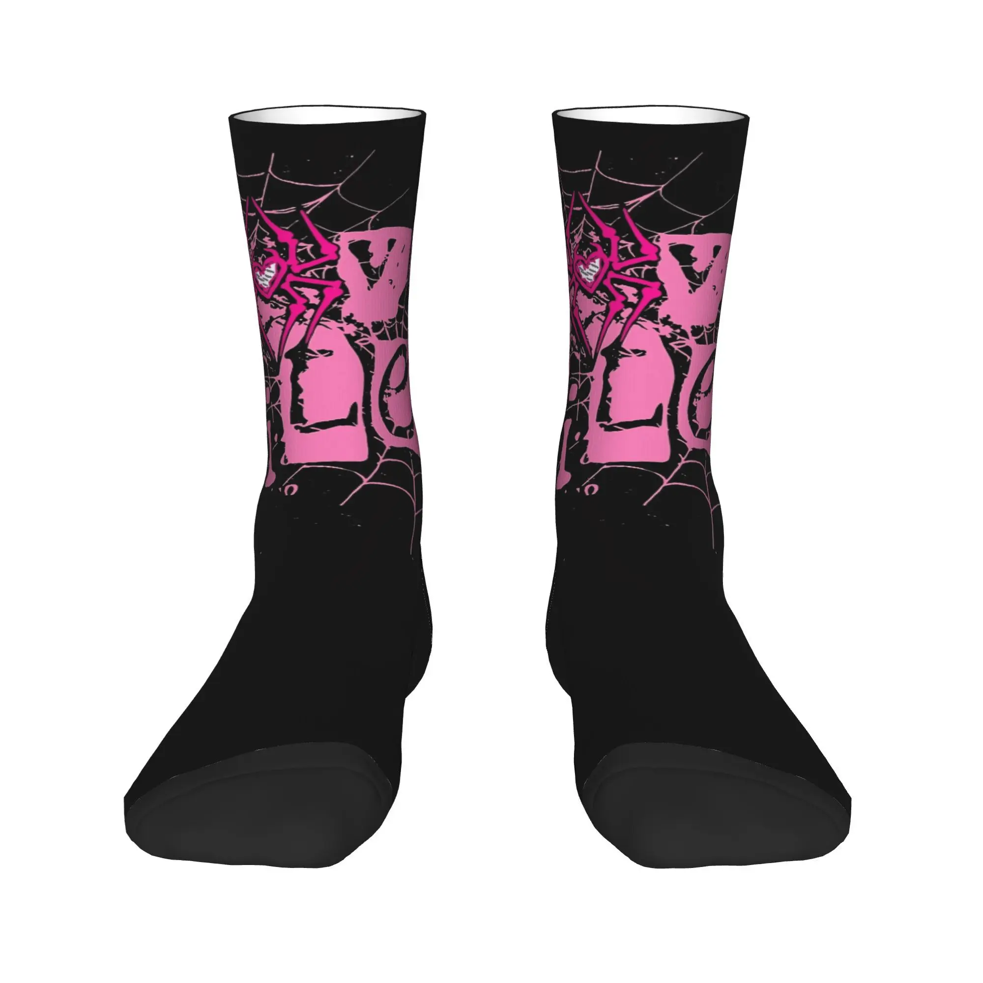 Calcetines de hombre AJ Lee lucha libre Divas medias otoño moda calcetines cómodos monopatín gráfico calcetines antideslizantes