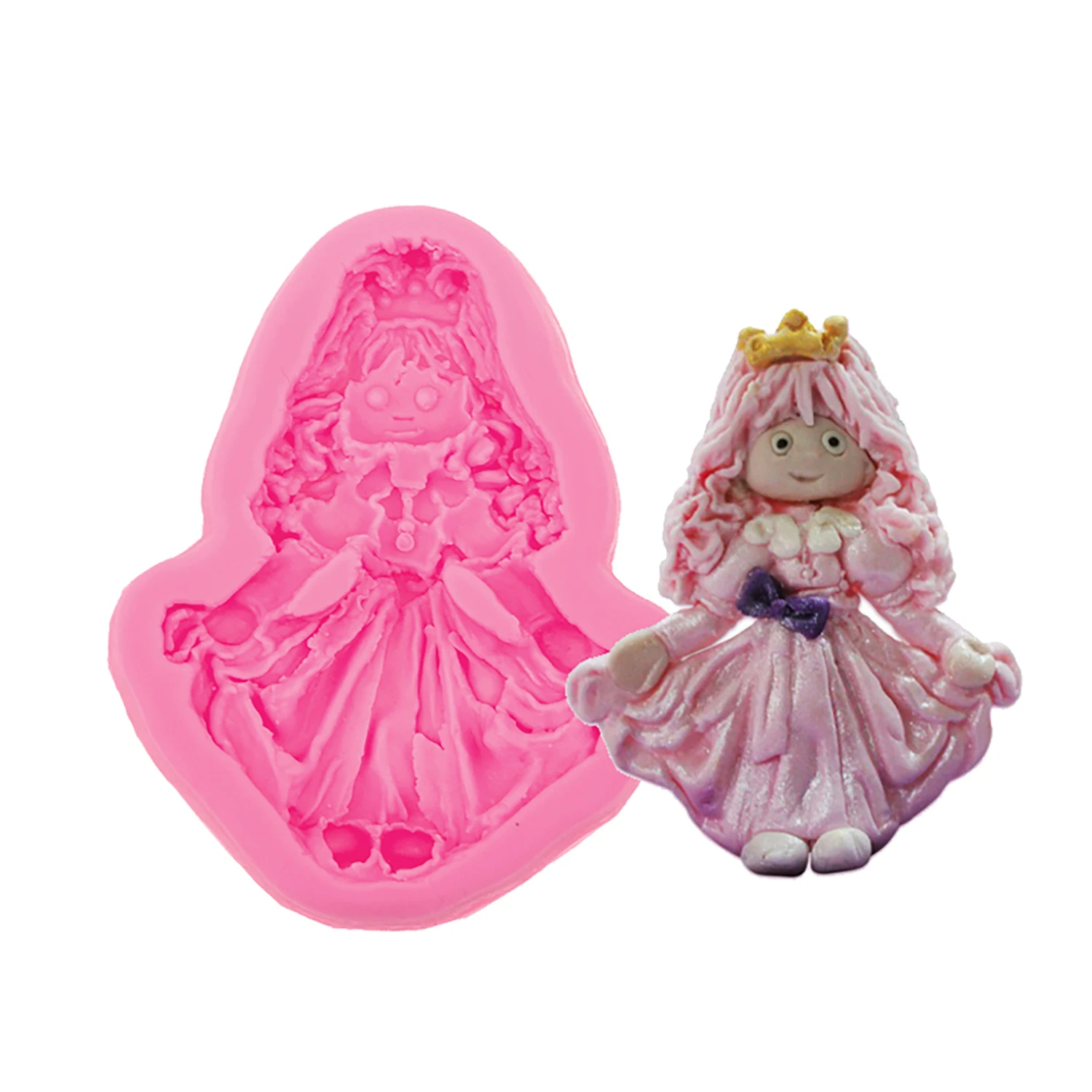 Ballet Girl Cake Decorating Silicone Mold for Chocolate Candy Sugar Craft Polymer Clay DIY Supplies