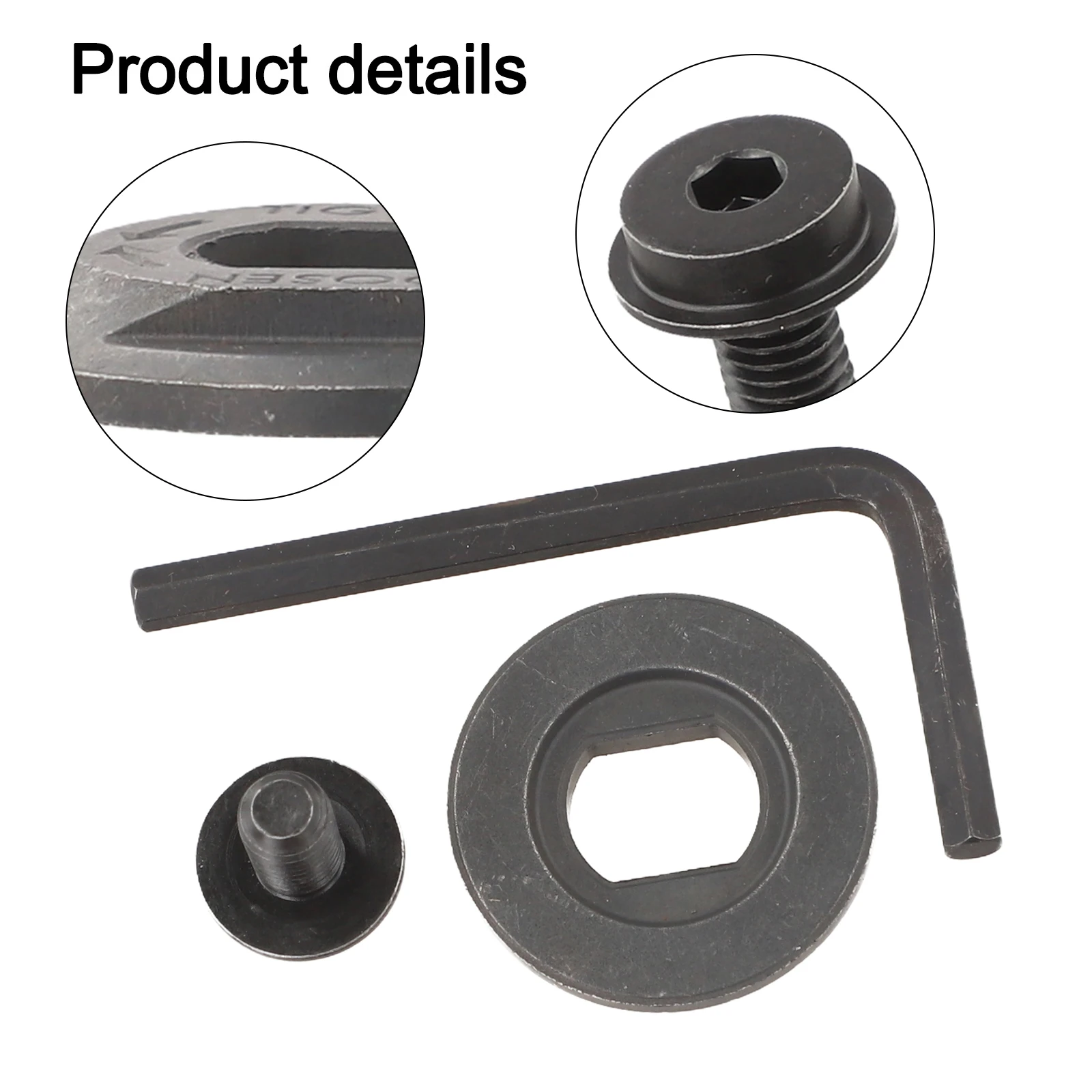 1Set Circular Saw Flanges Set 648697-00  Bolt N621119 Outer Washer Hex Key For DCS391 DCS390 Power Tool Accessories