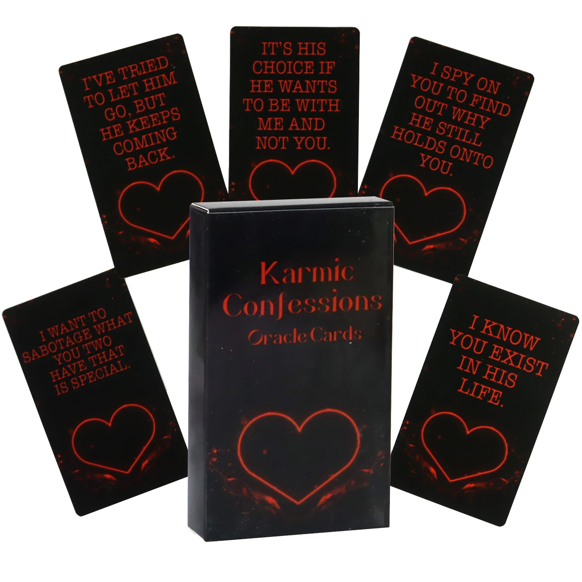 Karmic Confessions Oracle Twin Flame Oracle Cards High Quality Fortune Telling Divination Cards Deck  About 10X6cm