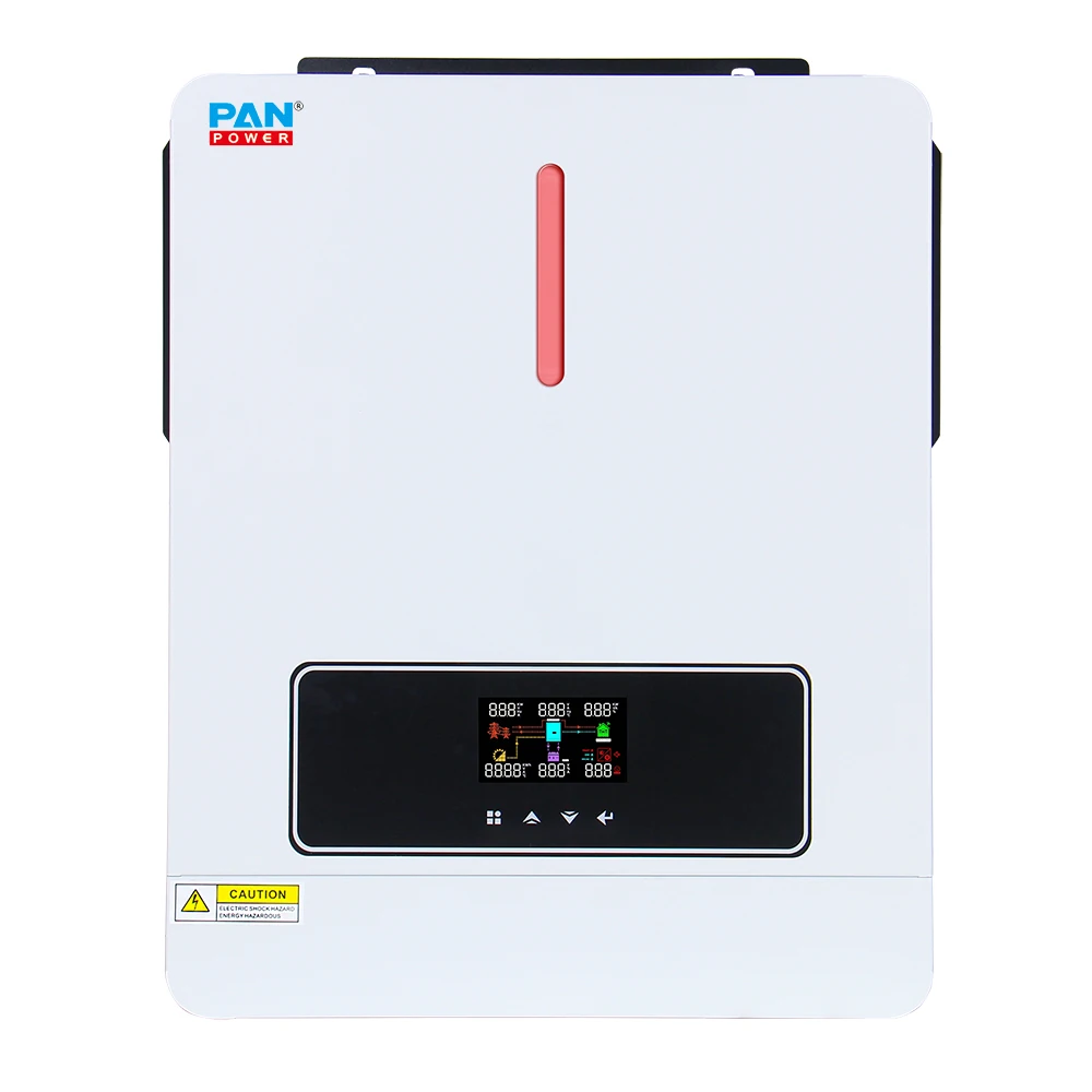 New arrival on/off grid mppt inverters 48v 6kw 6.2kw on off grid pure sine wave hybrid inverter