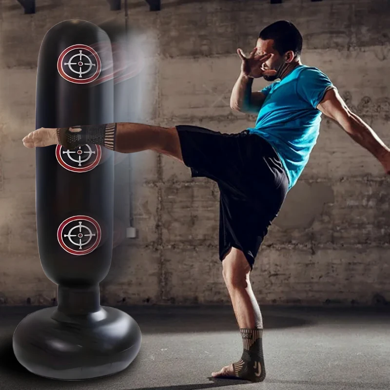 어린이용 자립형 풍선 펀치백 - 160cm 자립형 풍선 펀치백 (풋 펌프 포함) - MMA 가라테 K