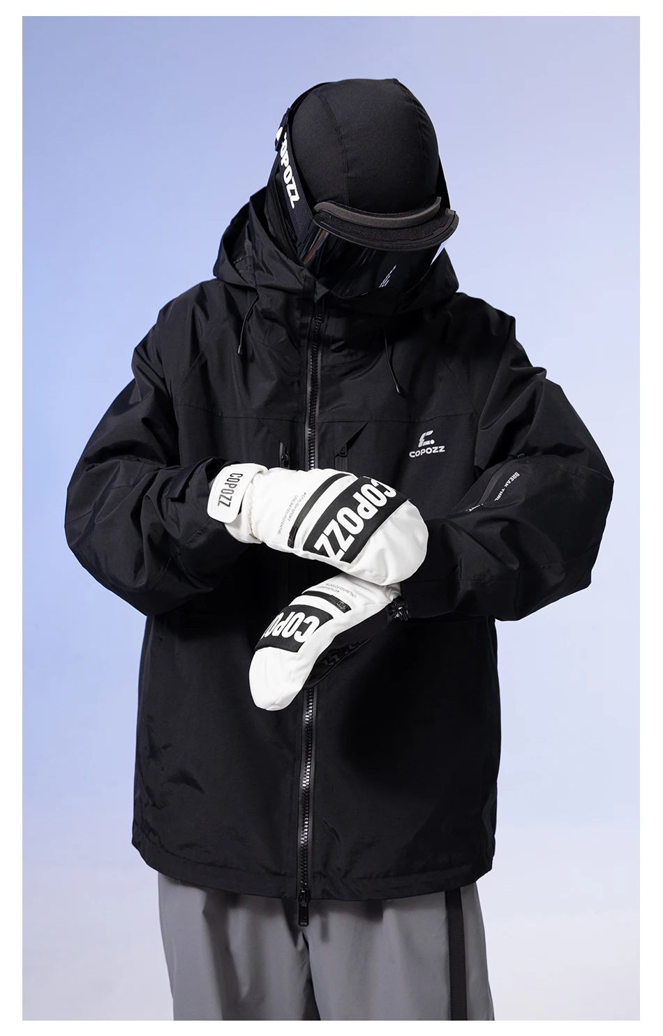COPOZZ Verbesserte Verdickte Skihandschuhe Winter Herren Damen 3M Thinsulate Thermische Snowboardhandschuhe Wasserdichte Warme Fäustlinge Skihandschuhe – Detail 21