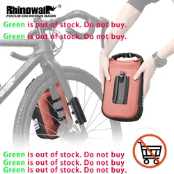 Rhinowalk  2 Pcs Bike Fork Bag Quick Release Waterproof 4L 6L Cycling Bicycle Front Pack Mount Electric Scooter Vehicle Bag