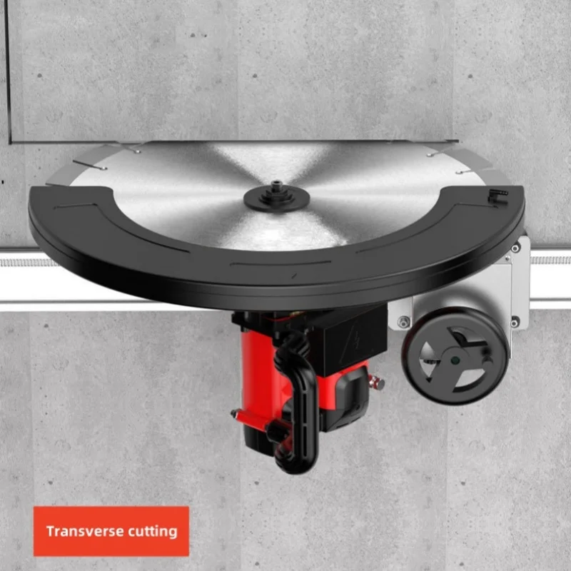 High-Power 9800W Electric Concrete Wall Cutting Machine Industrial Grade Track-Type Window Wall Slotting Saw