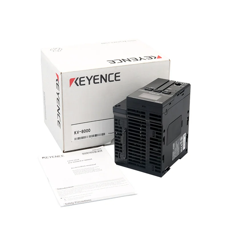 

KEYENCE Ethernet PLC programmable controller control module CPU unit KV-8000