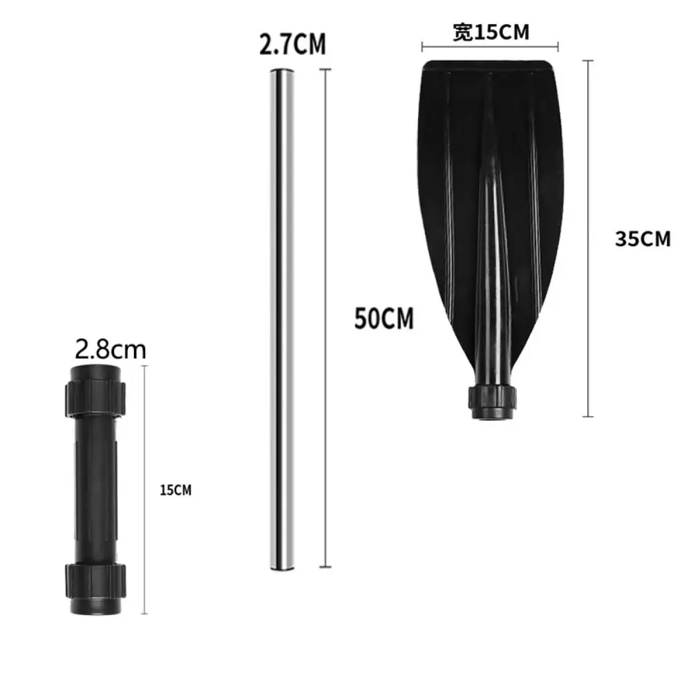 Recreational Aluminum Alloy Kayak Paddles Anti-twist Design Portable Canoe Oars Durable Detachable Fishing Boat Pulp Travel view 6