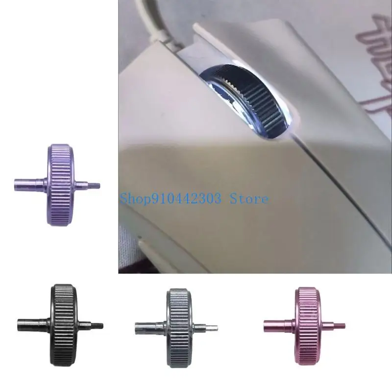 652F Gaming Mouse Scroll Wheel Pulley Mouse Metal Rolling Wheel Repair Replacement for Deathadder 2013 6400DPI Edition Mouse