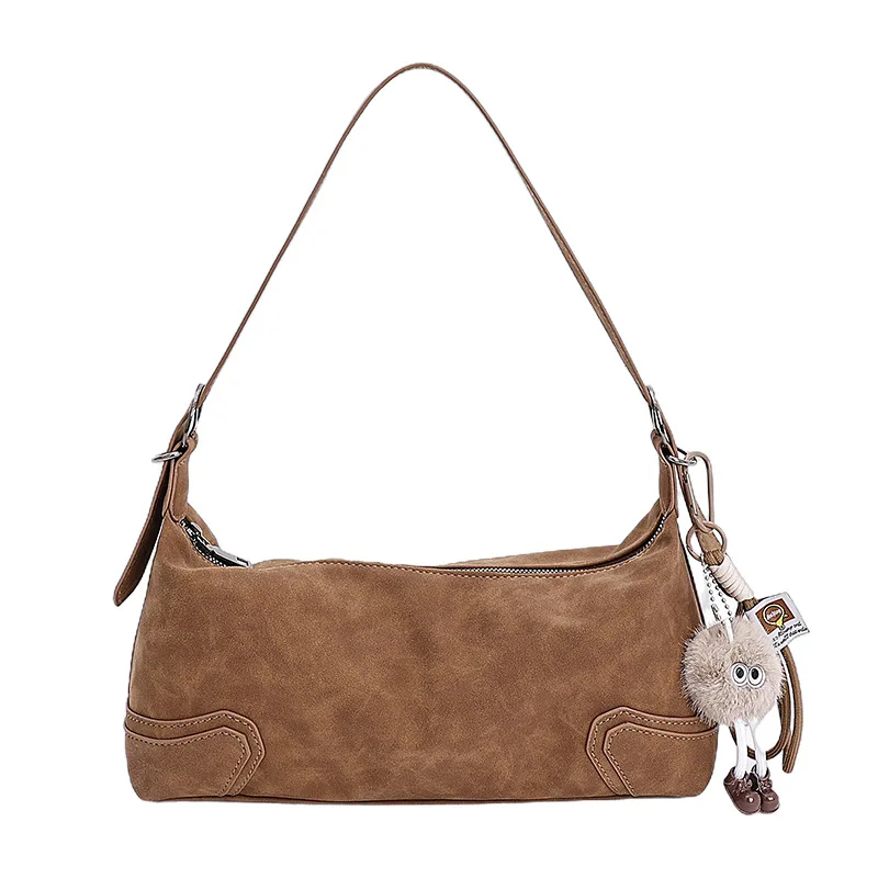 Sac à bandoulière de luxe d'inspiration Vintage pour femmes, Hobo en cuir vieilli, bandoulière décontractée multifonctionnelle pour le week-end et les voyages, 2025 ​