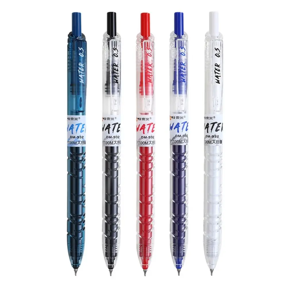 Black/Blue/Red Ink Ballpoint Pen Pet Bottle Double Bead CS Tip Gel Pencil Quick Drying Writing Tool School Office Supplies