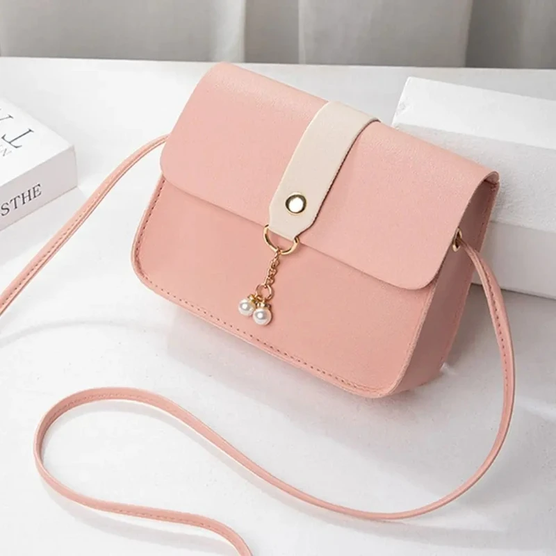 Modische kleine quadratische Umhängetasche Damenhandtasche Sommer Reise Mini-Geldbörse für Mädchen und Damen