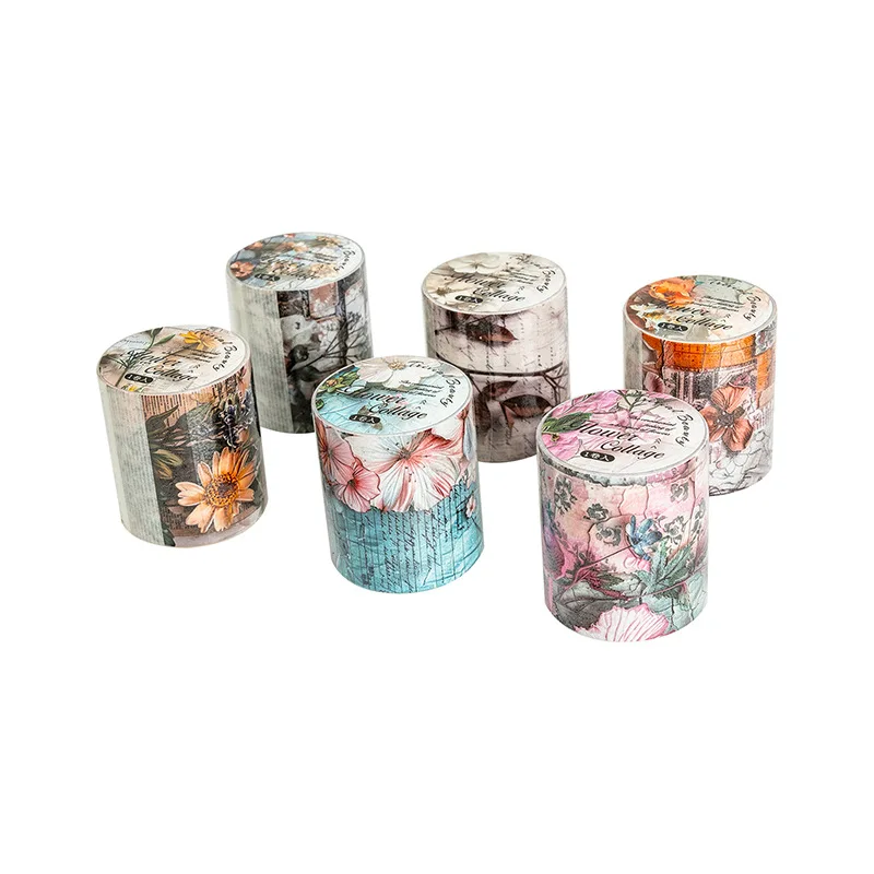 

10 шт./1 лот декоративные клейкие ленты Qihua Manying Junk Journal DIY бумага японская маскировка наклейки для скрапбукинга