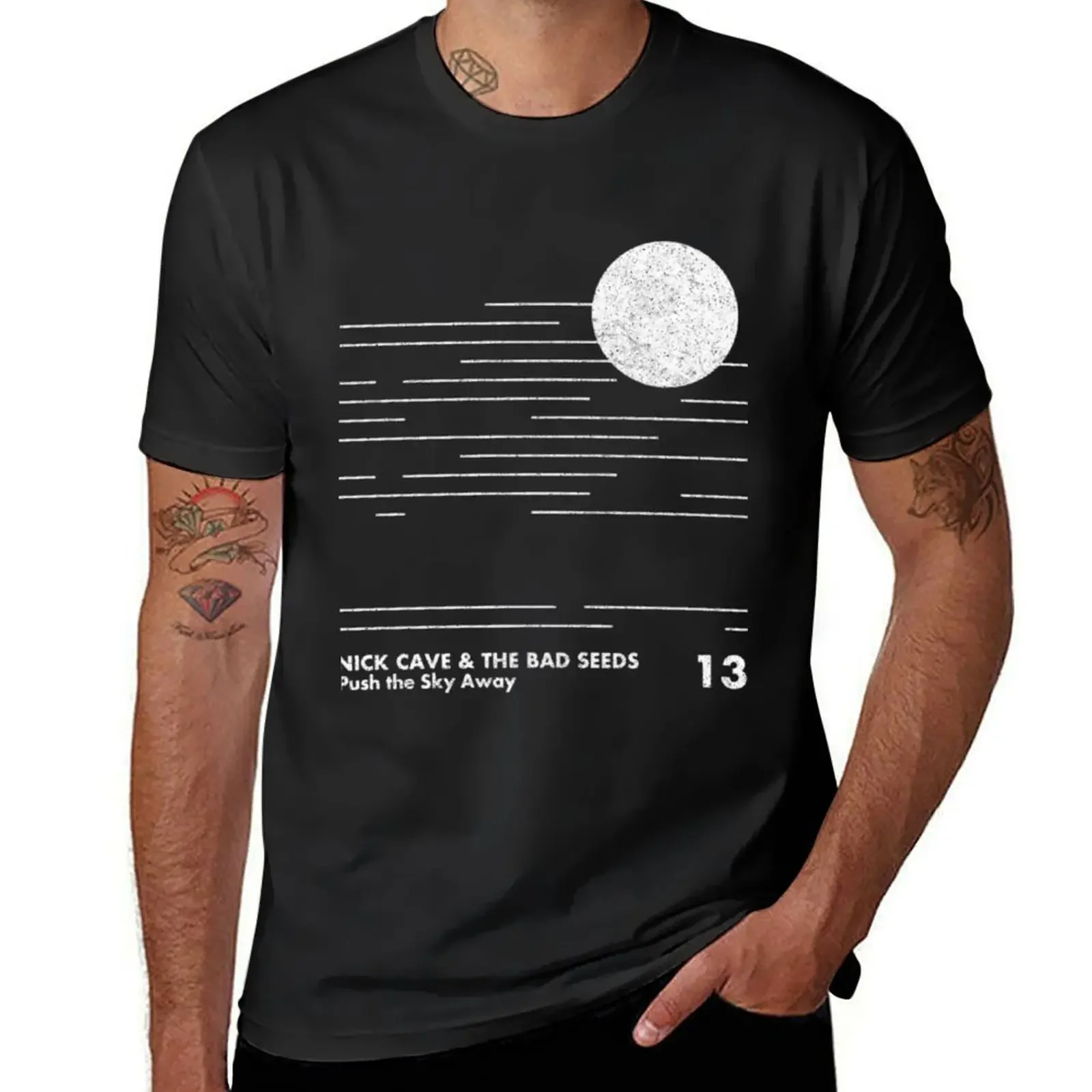 Nick Cave & The Bad Seeds _ Minimal Graphic Design Tribute T-Shirt man t shirt Men's t-shirt