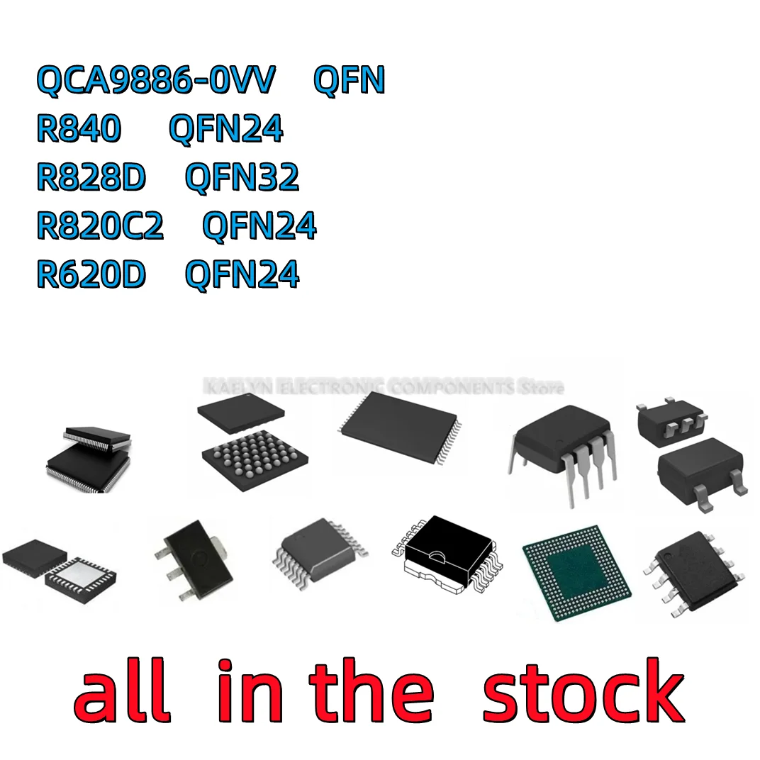 5PCS QCA9886 QCA9886-OVV -0VV QCA9886OVV 0VV R840 R828D QFN32 R820C2 R620D QFN24