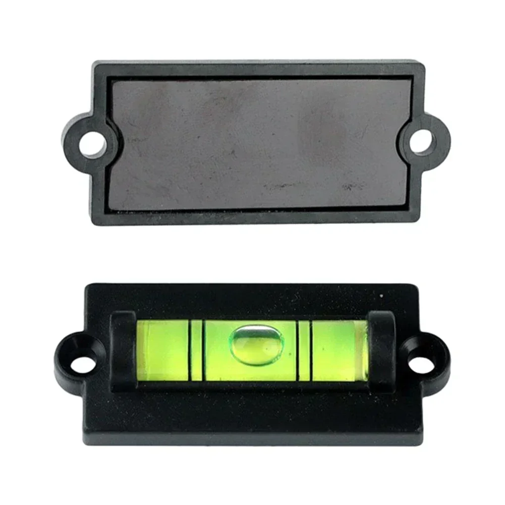 Level Indicator Mini Bubble Leveler Magnetic Bubble Level Plastic Blisters Level Measuring Tools Daily Leveling Magnet Practical