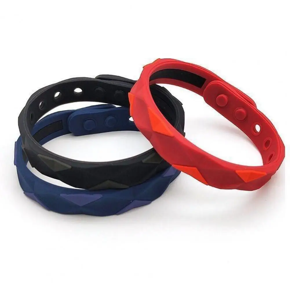 Braccialetto regolatore di zucchero cinturino da polso con regolazione a 6 fori Unisex abbigliamento sportivo bracciale antistatico in Gel di silice