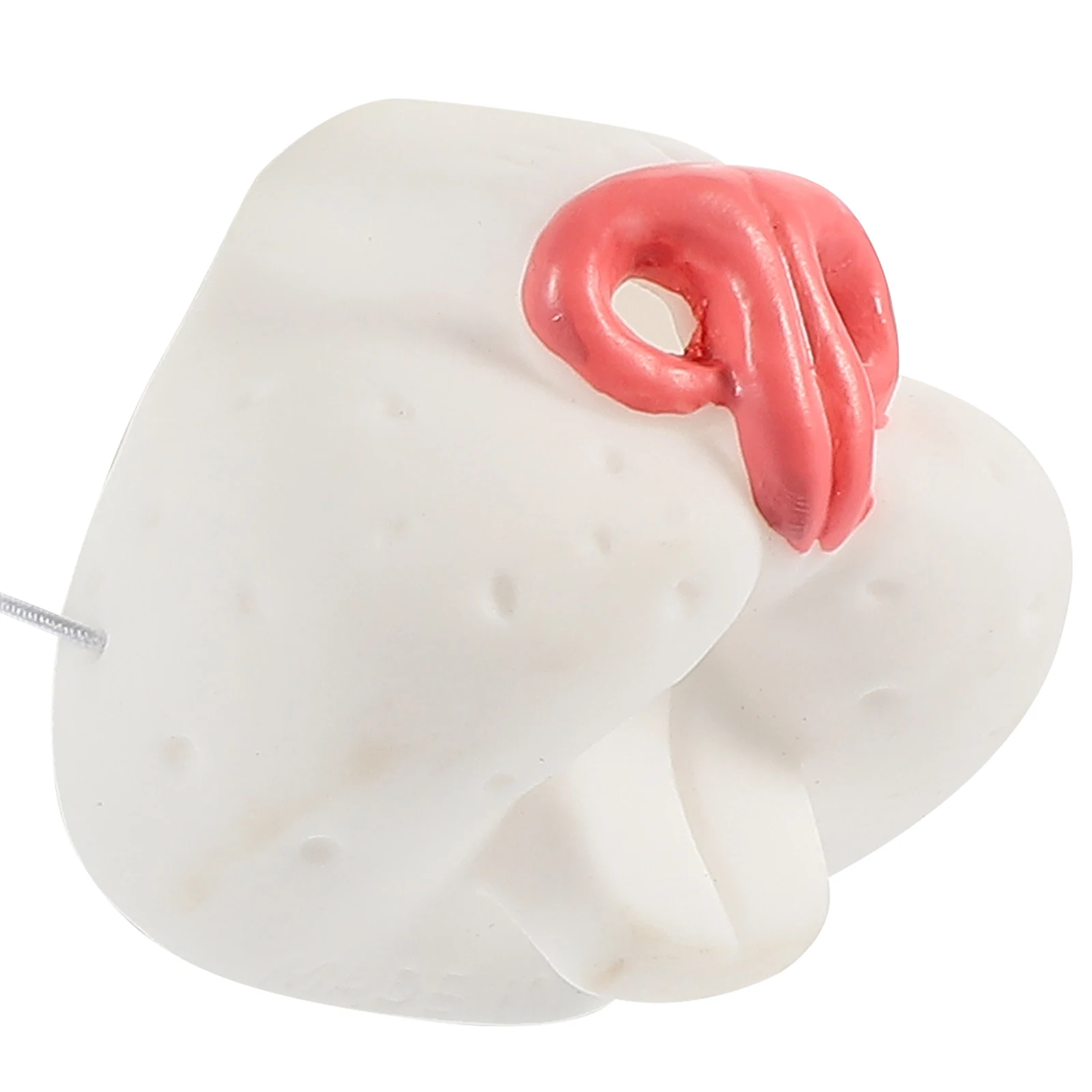 3 قطعة الفينيل الأرنب الأنف الدعائم عيد الفصح السيرك زي حفلة تأثيري المدمجة قابلة لإعادة الاستخدام كرنفال مهرج فستان متعة محاكاة أرنب