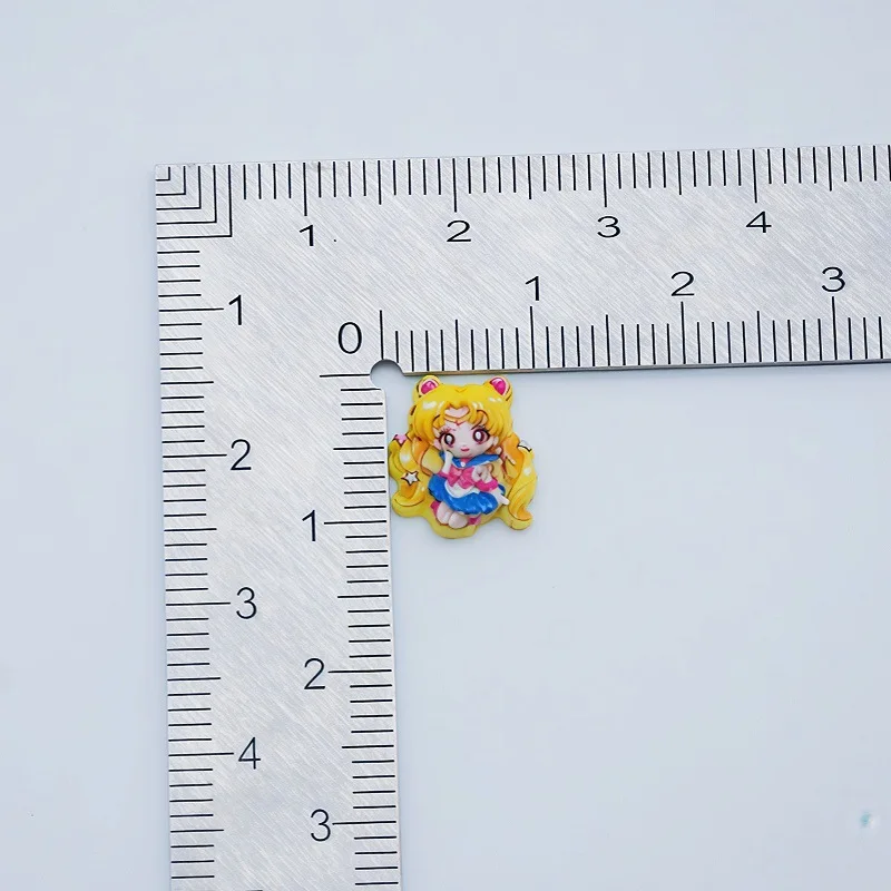 20Pcs Resin Mini Sailor Moon Usagi Tsukino Nail charm Art Flatback acrylic Figurines DIY Miniatures Decor Craft - view 5