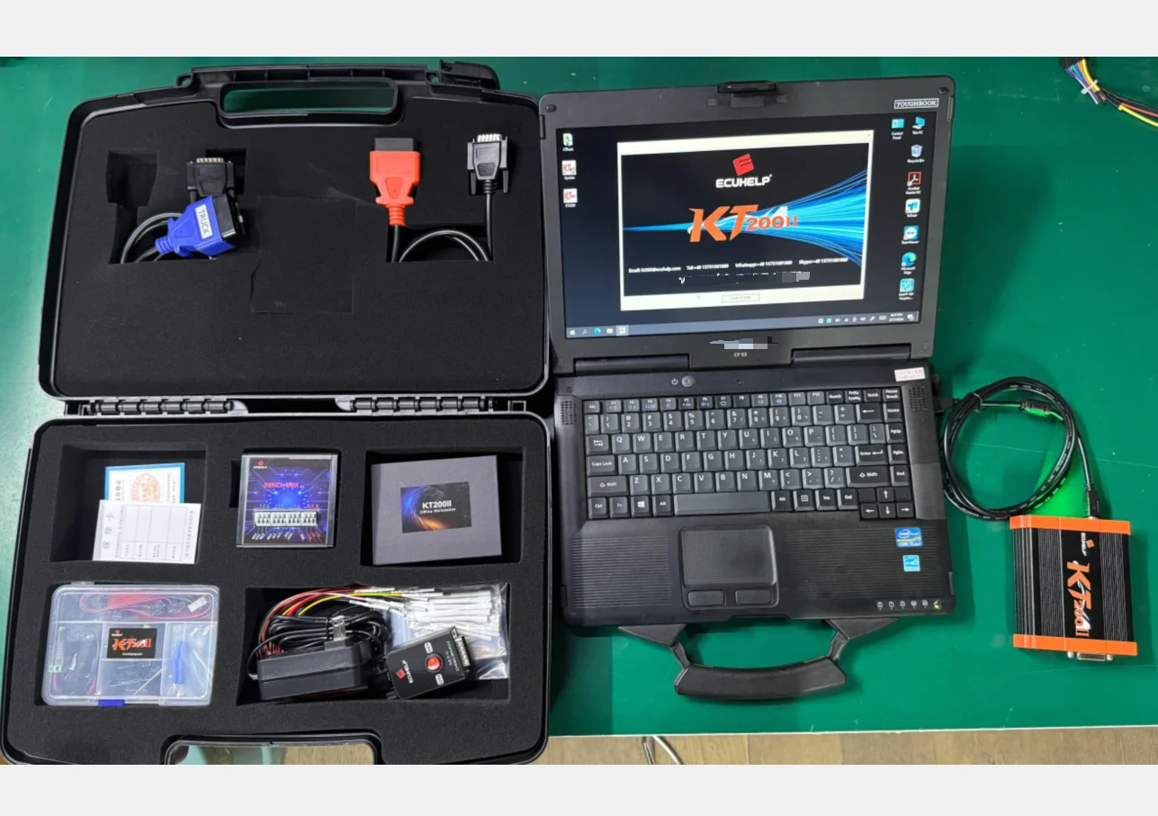 cf53+2026 KT200 II Full Version ECU Programmer for Car Truck Motorcycle Tractor Read Write chip Tuning Coding Dongle Offline