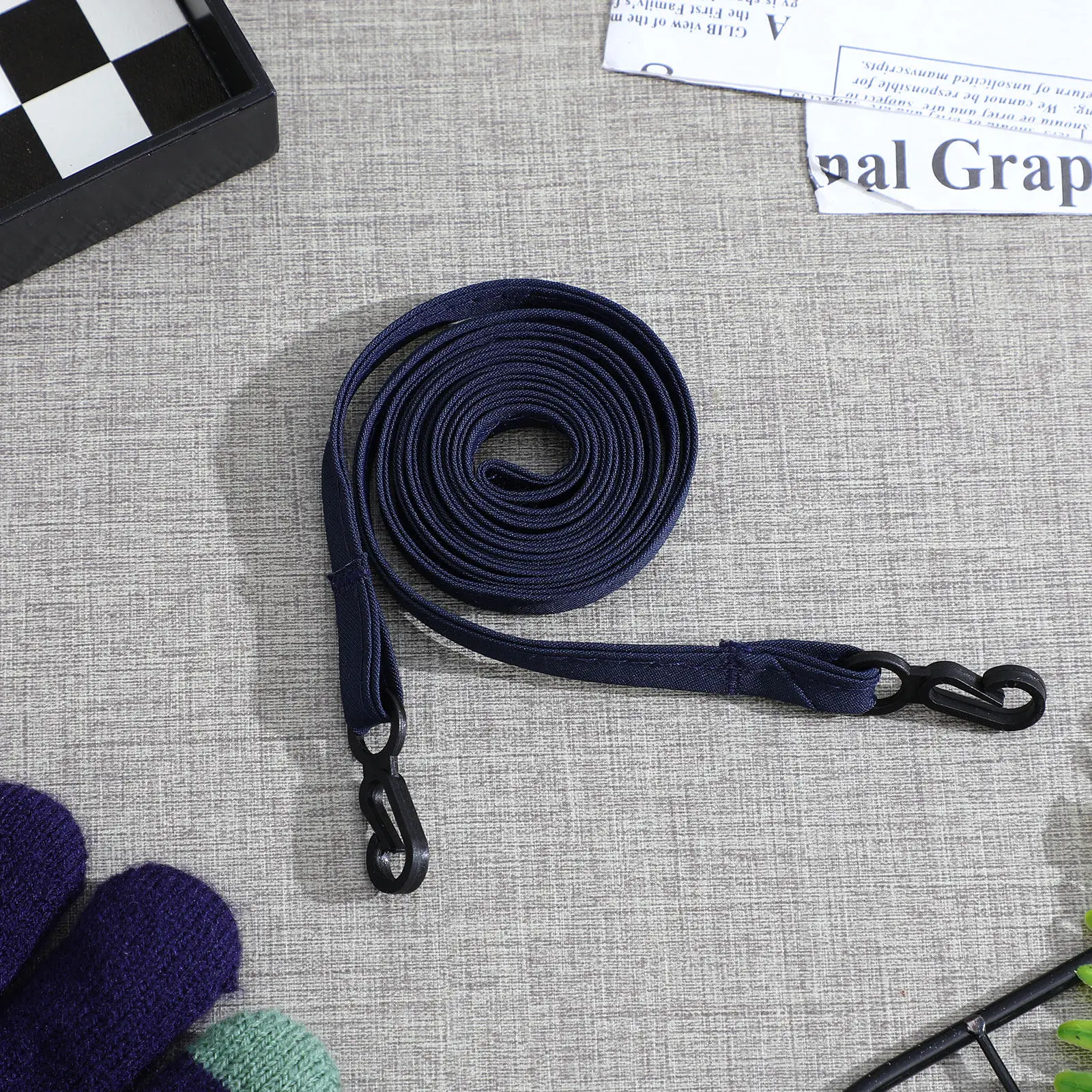 2Pcs Children's Gloves Strap Sturdy Nylon Portable Anti-Lost Rope Winter Mittens Rope Ski Gloves Holder Lightweight