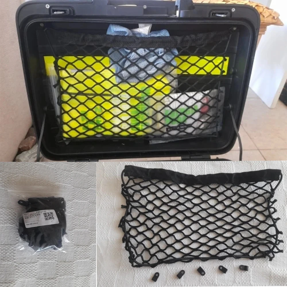 Do BMW F650GS F700GS F750GS F800GS R850GS R1200GS R1250GS Organizator siatek motocyklowych Przechowywanie bagażu Cargo Moto Net Mesh Top Cas