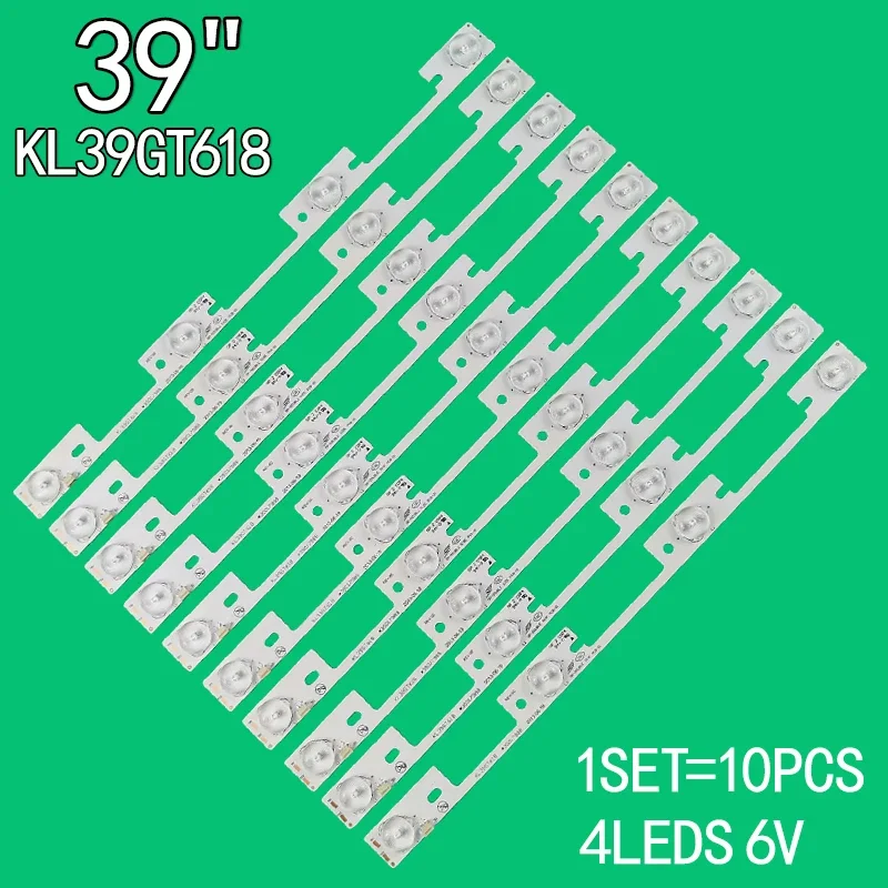 10PCS LED Backlight Strip For 40L2400 40L540040 DL3944 40L2400U for Konka KDL39SS662U 35018339 327 mm 4 LED