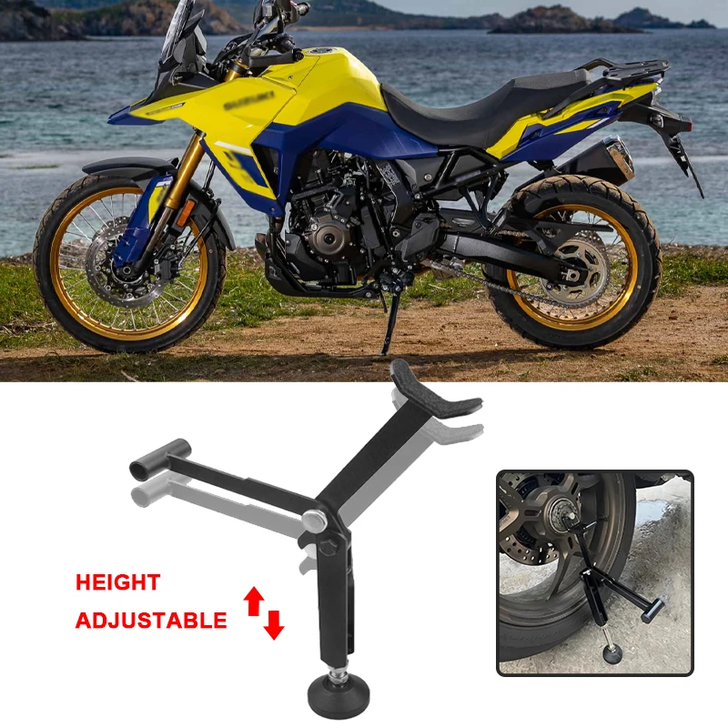 For SUZUKI V-STROM 800DE 800 DE DL 250 650 1000 1050 XT Vstrom 1000XT 1050XT XT DL1050 Motorcycle Jack Kickstand Wheel Support 