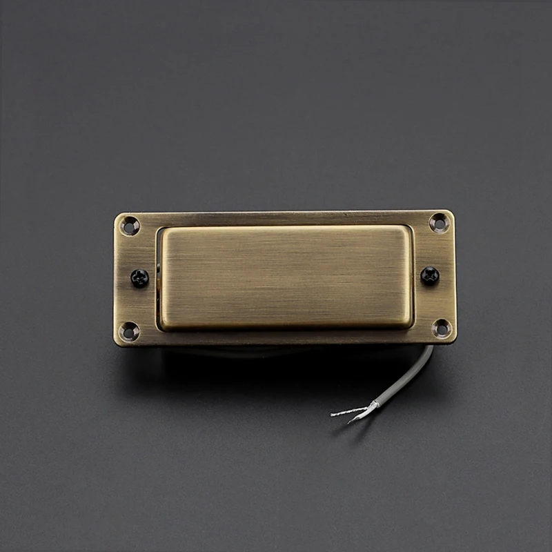 Imagem -03 - Selado Mini Humbucker Double Coil Pickup para Guitarra Elétrica Estilo Pequeno lp Bronze Vintage Núcleos