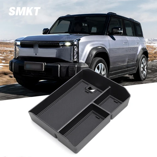 Reposabrazos para coche, caja de almacenamiento inferior de Control Central, decoración Interior, para Chery ICAR03, 2024