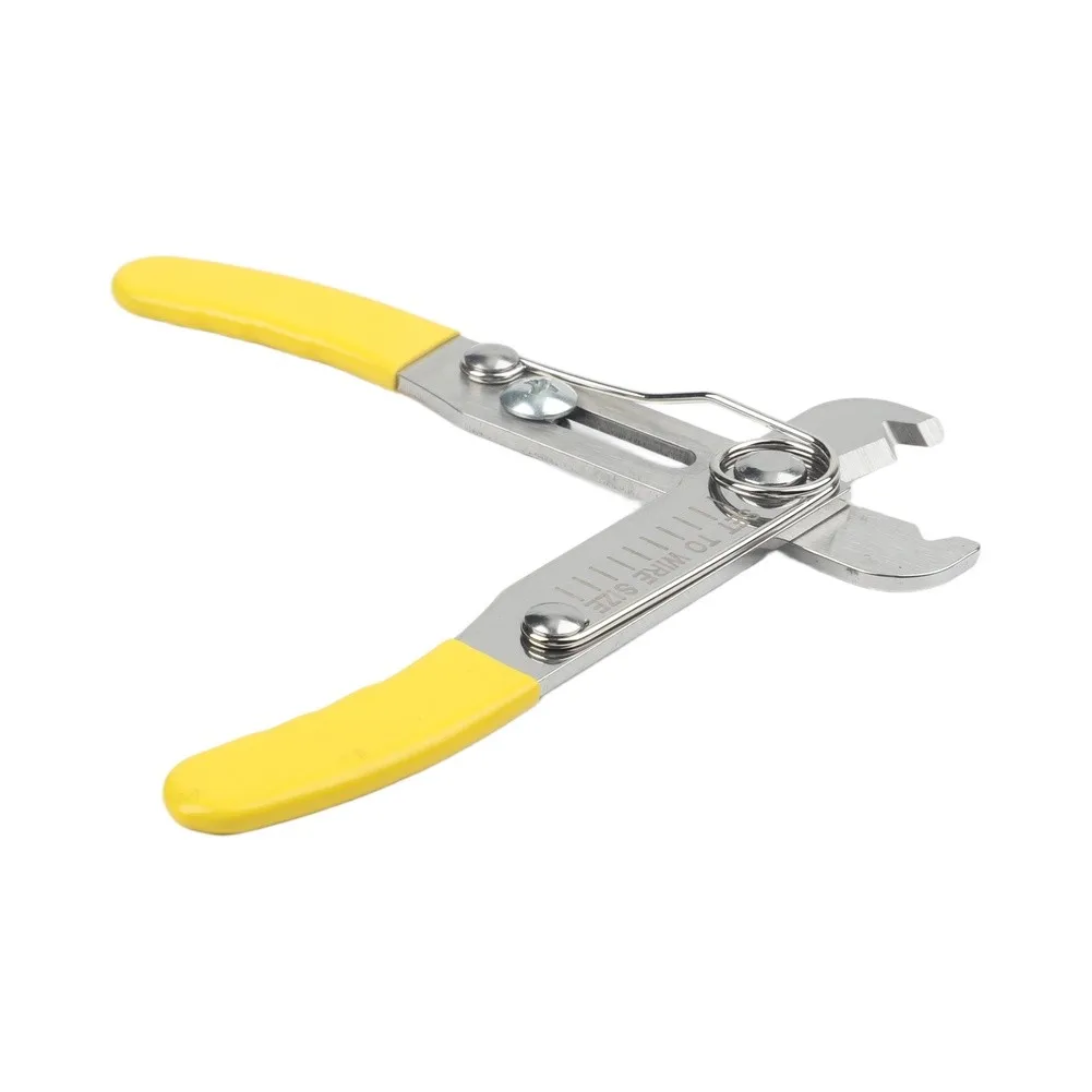 Adjustable Wire Stripper Wire Cable Stripper Versatile Wire Compatibility Wear Resistance One Handed Wire Stripper