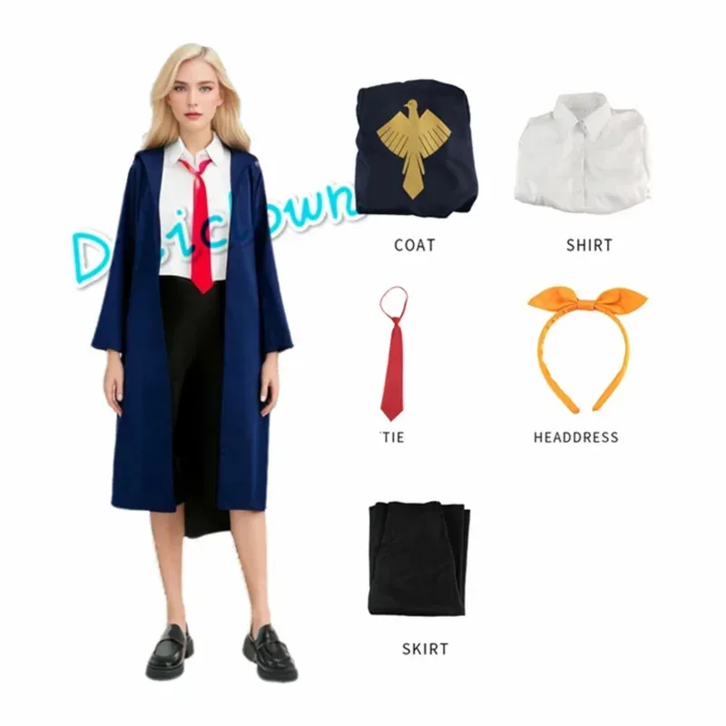 FC6 أنيمي Mashle السحر والعضلات تأثيري حلي الهريس لانس ليمون دوت فين إيستون ماجيك أكاديمية موحدة الأزرق رداء عباءة Ca @ FC8!