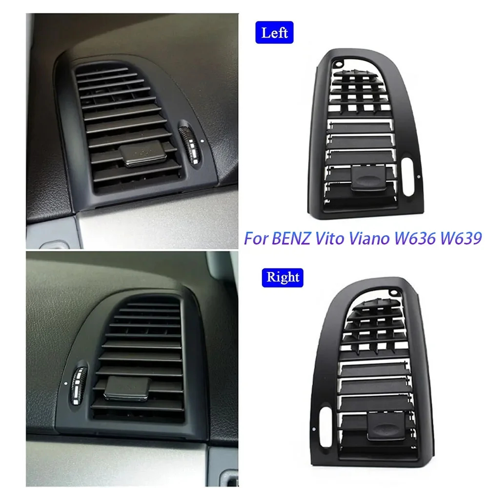 

For Mercedes Benz Vito Viano W636 W639 Car Interior Bashboard Left Right AC Vent Grille Outlet Cover Panel 636 830 0300