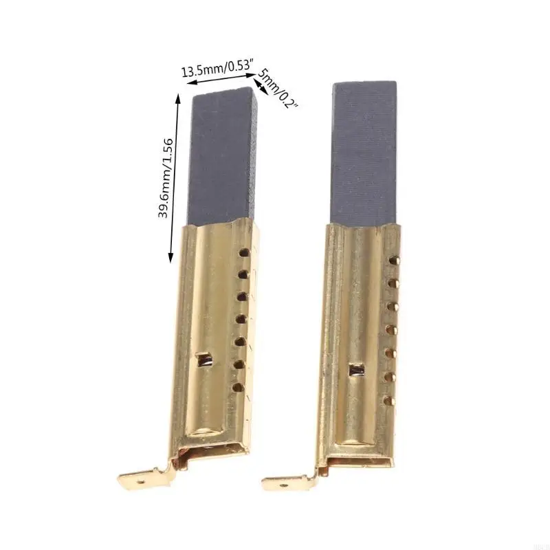 M6CB 2Pcs Useful Washing Machine Motor Replacement Part L94MF7 Carbon Insert Brush Machine Accessories