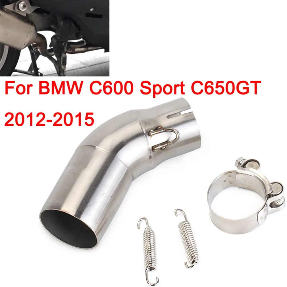 

Motorcycle Exhaust Muffler Connect Slip On For BMW C 600 Sport C650 GT C600 C650GT 2012-2015