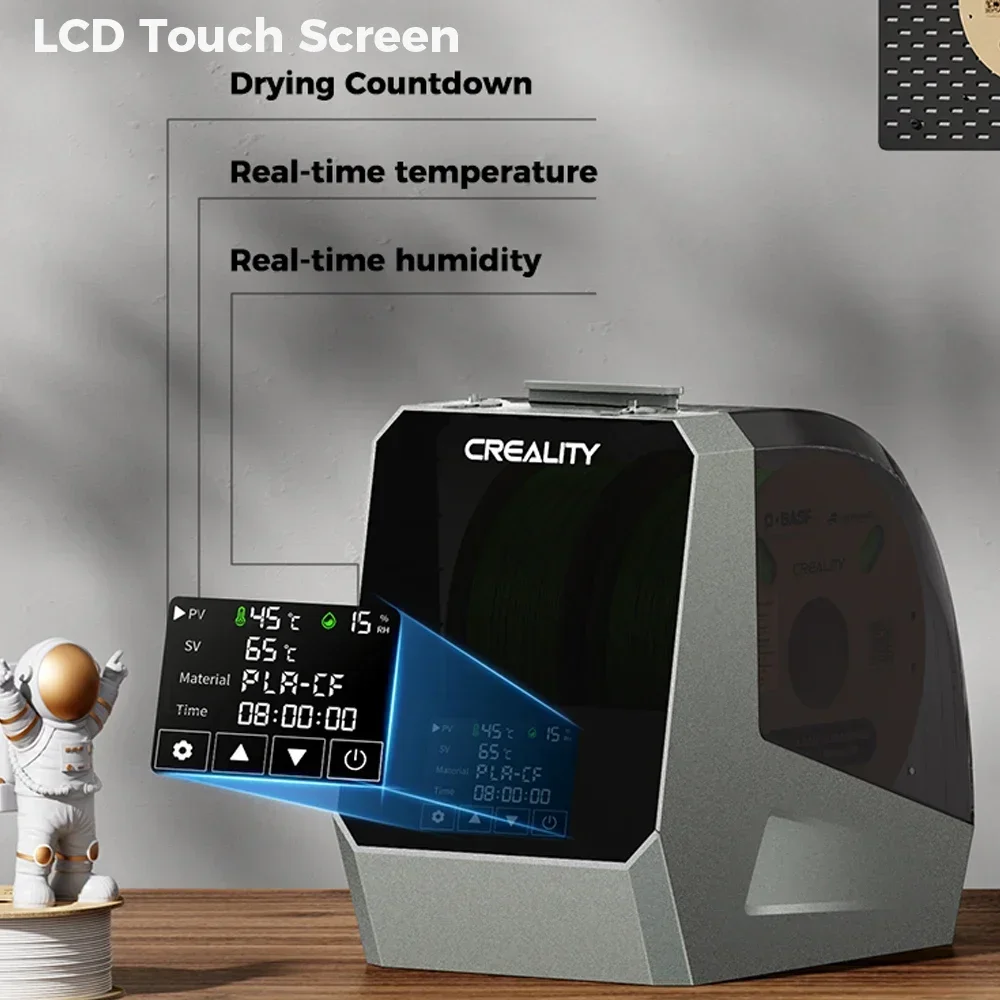 

Creality Space Pi Filament Dryer Plus 160W New Upgraded Two Rolls Capacity Double Drying Two Rollscapacity for 2KG Filament