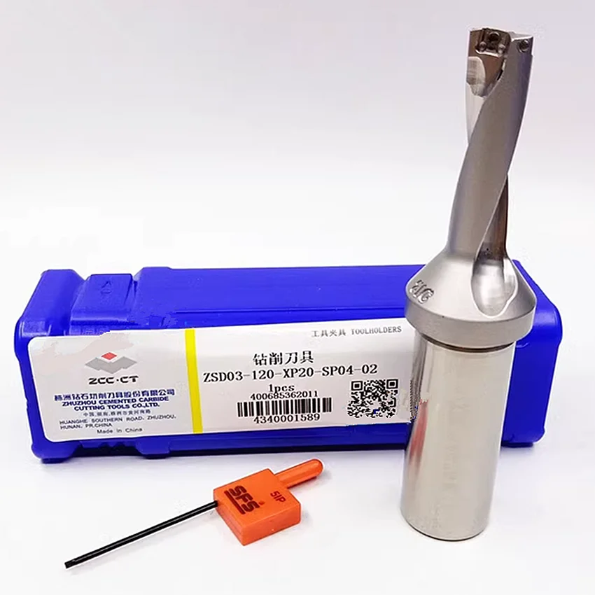 

ZSD03-120-XP20-SP04-02/ZSD03-125-XP20-SP04-02 ZSD03 ZCC.CT CNC Drilling tools Shallow hole drill Drilling tool holder For SPGT04