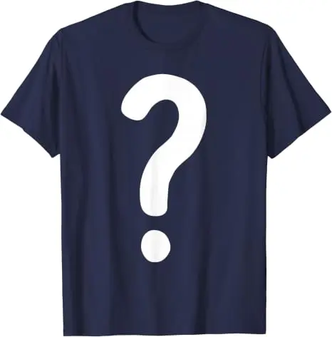 Fragezeichen-Shirt für Paare, Männer, Frauen, Jungen, „Guess Who“-Kostüm-T-Shirt, Fragezeichen „Guess Who“-Shirts, Grafik-Streetwear-T-Shirt, Geschenke – Detail 15