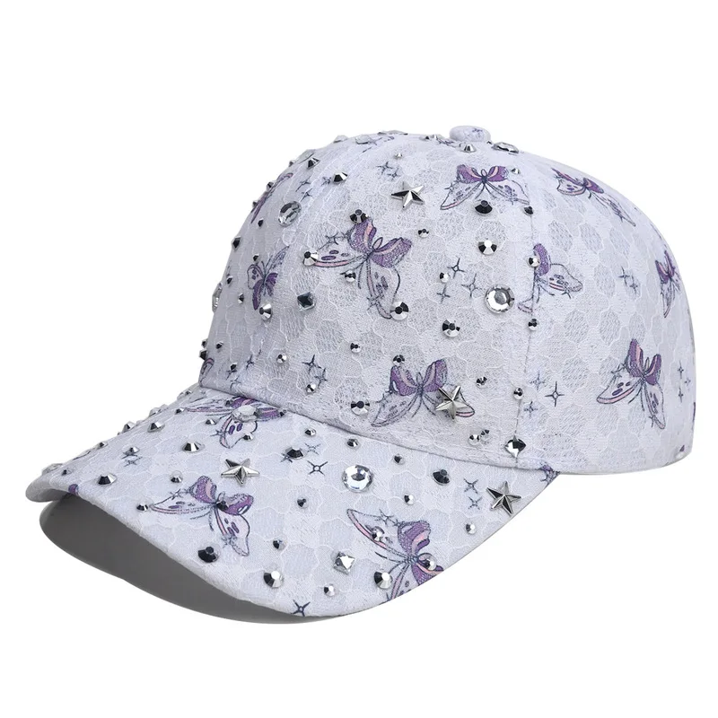 Tie-dye trendy niche travel fresh baseball cap, duckbill cap for summer and autumn, colorful for men and womeninsTrendy