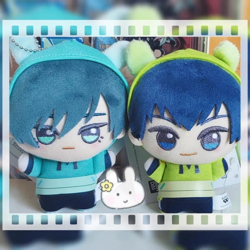 

Bandai Blue Lock Bunny 10cm Keychain Cute Rabbit Doll Pendant Fluffy Maumet Vol.1 & Vol.2 Collectible Toy Isagi Yoichi Nanase