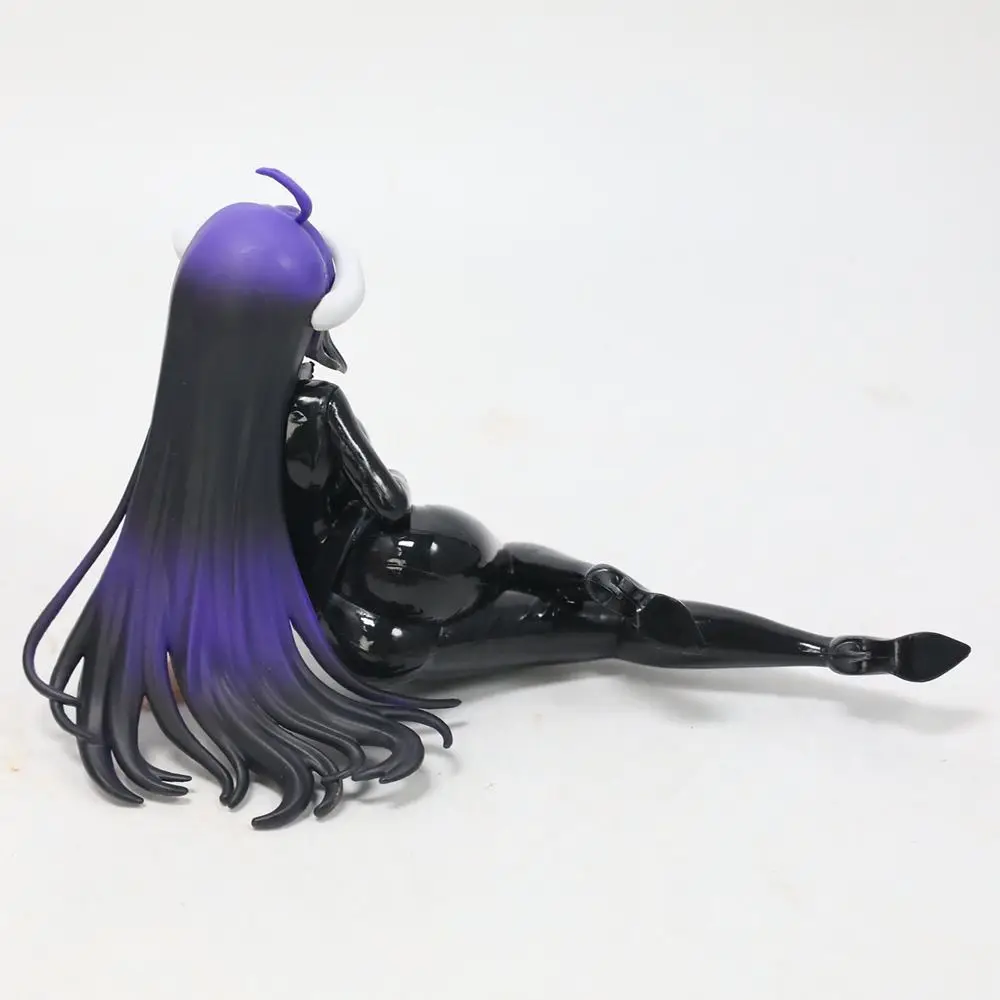 10cm Overlord Albedo Side Lying Anime Girl Figurka Model Statuetka Chłopcy Kolekcja Ozdoba na biurko Ozdoba Zabawki Prezenty