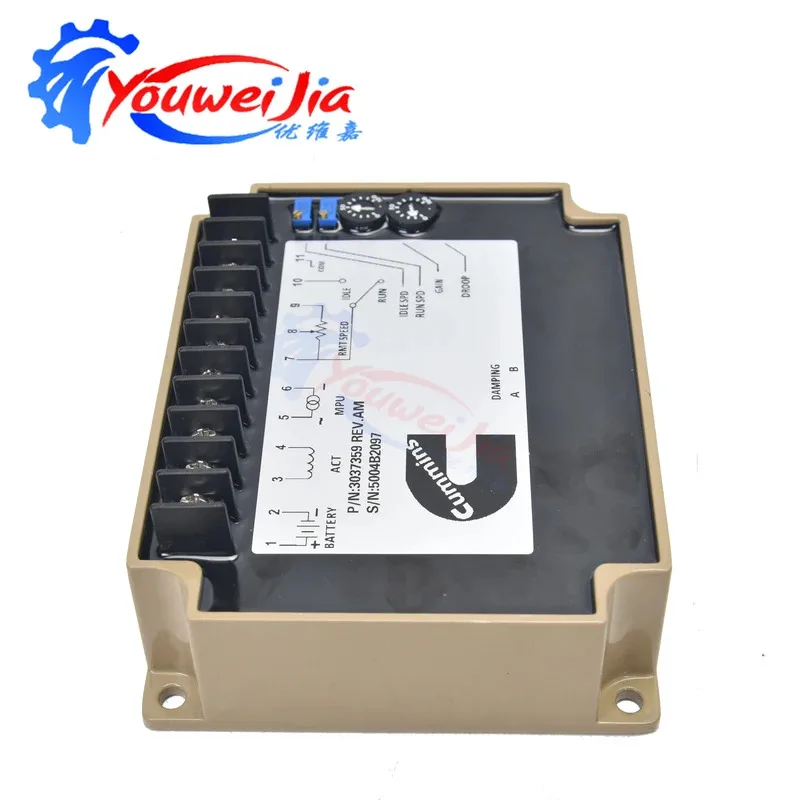 

Diesel Engine Speed Controller 3037359: Electronic Board + Alternator Accessory & Governor Panel
