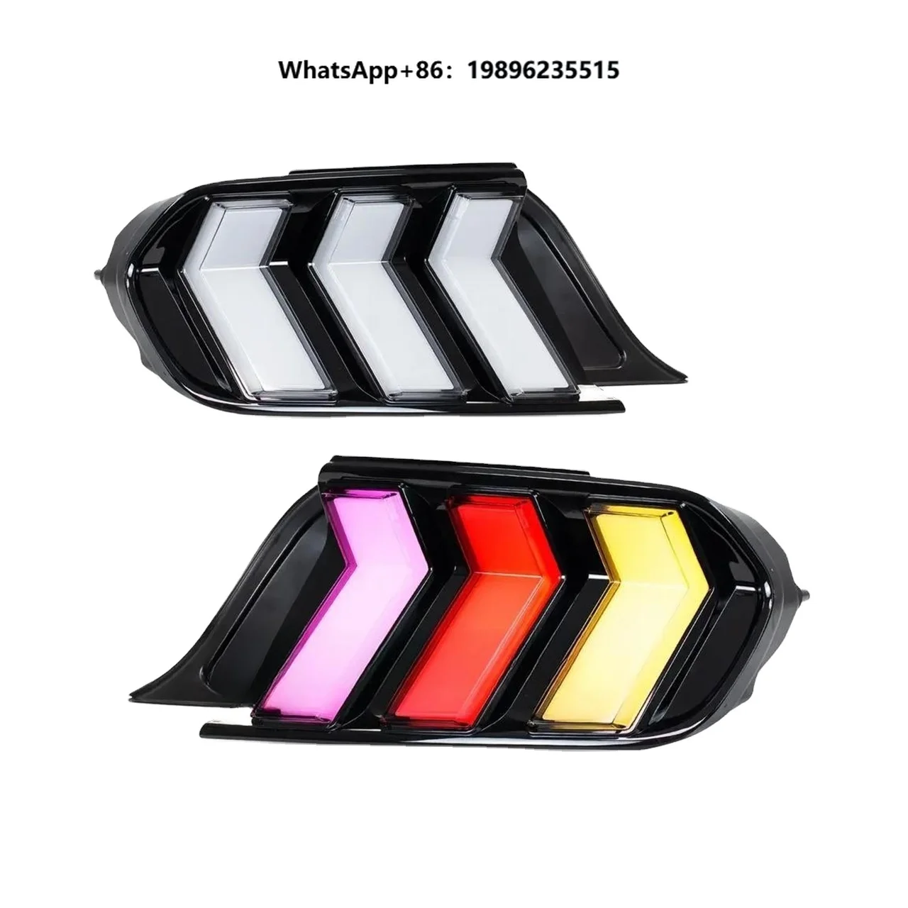 ODPS High Quality LED Tail Light Assembly for 2015-2023 RGB Car Rear Brake Stop Lamp with Red Lens Condition New