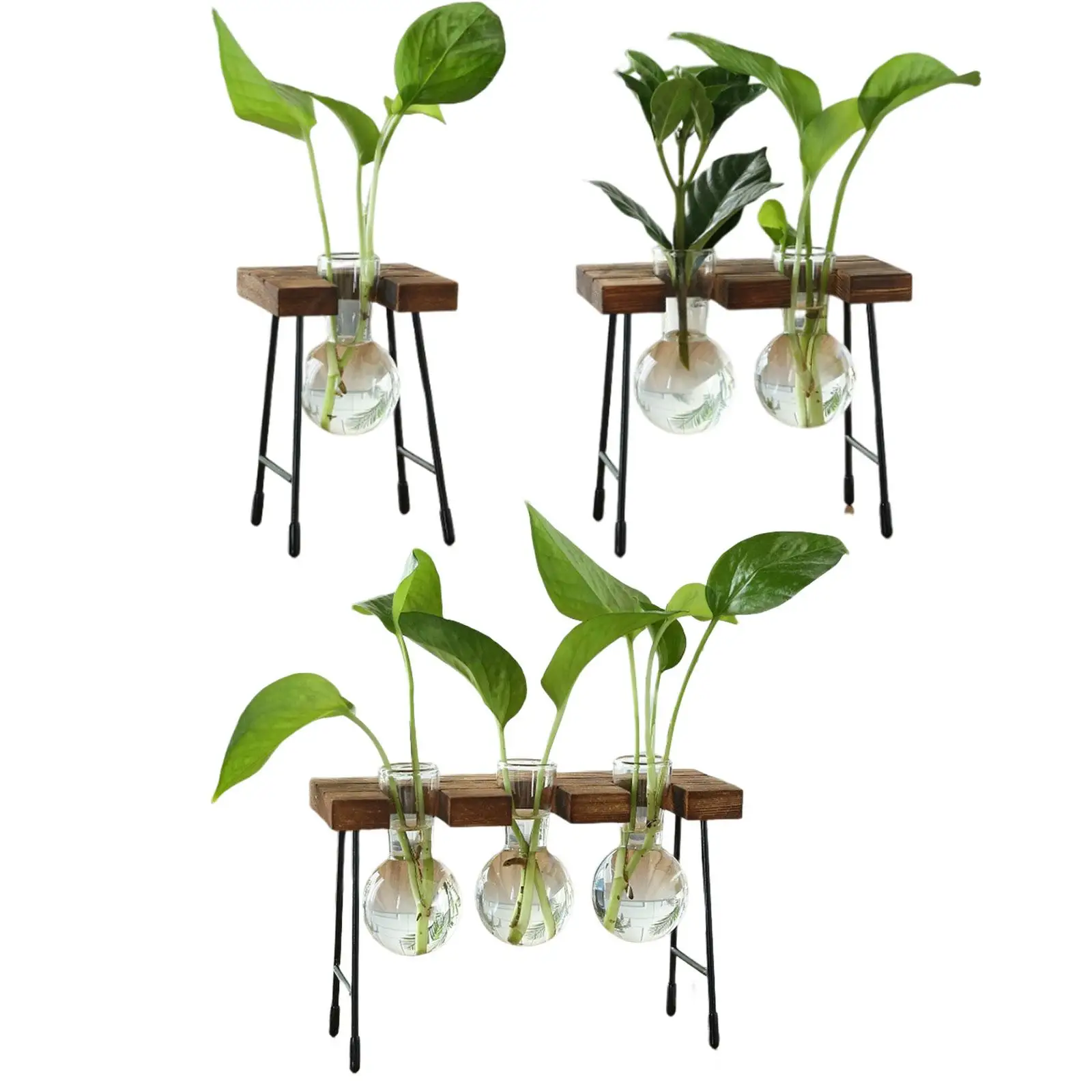 Hydro po nische Blumenvase Tischplatte Pflanzer Glasvase einfache Knospen vase für Wohnzimmer Tisch Esstisch